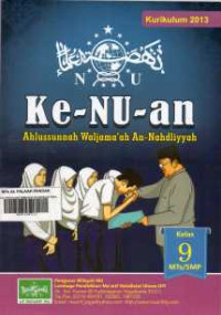Image of Ke-NU-an Ahlussunnah Waljama'ah An-Nahdlyyah Kelas 9 MTs/SMP