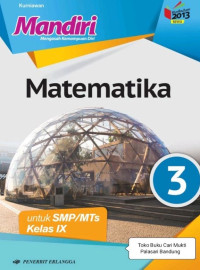 Image of Mandiri Matematika untuk SMP/MTs Kelas IX Kurikulum 2013 Revisi